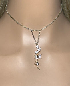 Precious Metal BAND-IT Gold Filled Chain Crystal Victory Dangle