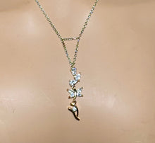 Load image into Gallery viewer, Precious Metal BAND-IT Gold Filled Chain Crystal Victory Dangle