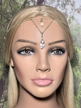 Load image into Gallery viewer, Precious Metal BAND-IT Sterling Silver Chain Crystal Victory Double Dangle