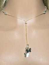 Load image into Gallery viewer, Precious Metal BAND-IT Sterling Silver Chain Crystal Victory Double Dangle