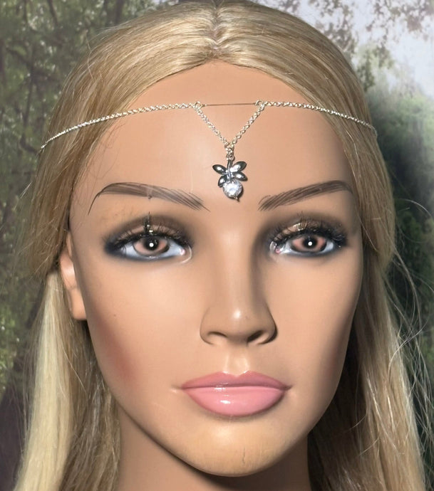 Precious Metal POWER BAND-IT Sterling Silver Victory Chain CZ Apple