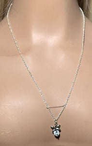 Precious Metal POWER BAND-IT Sterling Silver Victory Chain CZ Apple