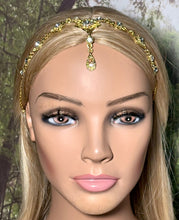 Load image into Gallery viewer, Personal Bling POWER BAND-IT Bold Gold Crystal Floral Array