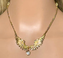 Load image into Gallery viewer, Personal Bling POWER BAND-IT Bold Gold Winged Heart