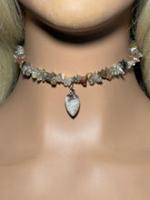 Load image into Gallery viewer, Gemstone POWER BAND-IT 10 Mixed Quartz Chips &amp; Gemstone Drop