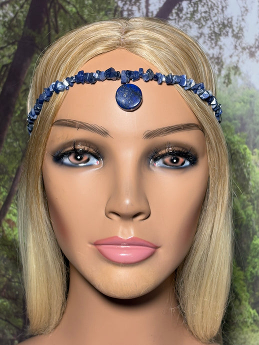 Gemstone POWER BAND-IT 14 Lapis Chips & Drop