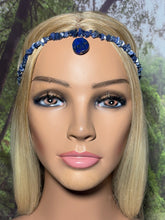 Load image into Gallery viewer, Gemstone POWER BAND-IT 14 Lapis Chips &amp; Drop