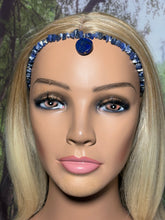 Load image into Gallery viewer, Gemstone POWER BAND-IT 14 Lapis Chips &amp; Drop