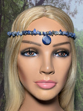 Load image into Gallery viewer, Gemstone POWER BAND-IT 15 Lapis Chips &amp; Drop