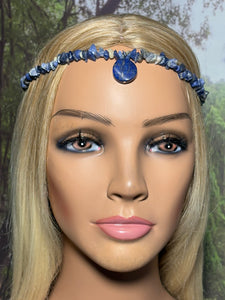 Gemstone POWER BAND-IT 15 Lapis Chips & Drop