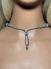 Load image into Gallery viewer, Gemstone POWER BAND-IT 15 Lapis Chips &amp; Drop