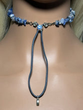 Load image into Gallery viewer, Gemstone POWER BAND-IT 15 Lapis Chips &amp; Drop