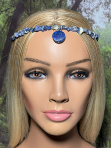 Gemstone POWER BAND-IT 15 Lapis Chips & Drop