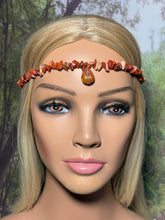 Load image into Gallery viewer, Gemstone POWER BAND-IT 16 Tiger Eye Chips &amp; Gemstone Drop (Copy)