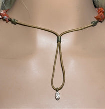Load image into Gallery viewer, Gemstone POWER BAND-IT 16 Tiger Eye Chips &amp; Gemstone Drop (Copy)