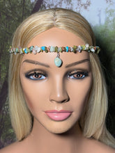 Load image into Gallery viewer, Gemstone POWER BAND-IT 4 Multi Gemstone Chips &amp; Gemstone Drop