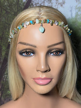 Load image into Gallery viewer, Gemstone POWER BAND-IT 4 Multi Gemstone Chips &amp; Gemstone Drop