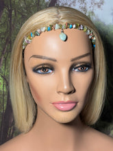 Load image into Gallery viewer, Gemstone POWER BAND-IT 4 Multi Gemstone Chips &amp; Gemstone Drop