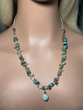 Load image into Gallery viewer, Gemstone POWER BAND-IT 4 Multi Gemstone Chips &amp; Gemstone Drop