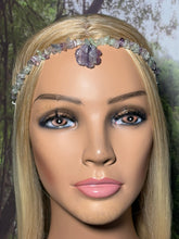 Load image into Gallery viewer, Gemstone POWER BAND-IT 3  Fluorite Chips &amp; Flower