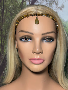 Gemstone POWER BAND-IT 2 Tiger Eye Chips & Drop