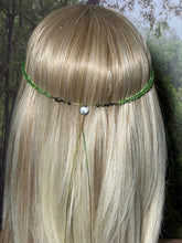 Load image into Gallery viewer, Personal POWER BAND-IT Green Sculpted Glass Bead Array Flowers