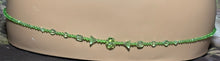 Load image into Gallery viewer, Personal POWER BAND-IT Green Sculpted Glass Bead Array Flowers