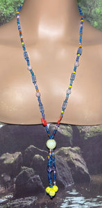 Personal POWER BAND-IT Multi Colors Glass Bead Array Fringed