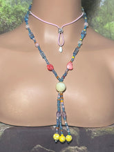 Load image into Gallery viewer, Personal POWER BAND-IT Multi Colors Glass Bead Array Fringed