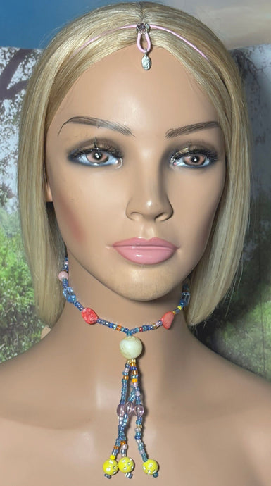Personal POWER BAND-IT Multi Colors Glass Bead Array Fringed