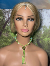 Load image into Gallery viewer, Bead POWER BAND-IT Shades of Green Multi Color Heart Glass Bead Array