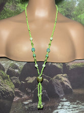 Load image into Gallery viewer, Bead POWER BAND-IT Shades of Green Multi Color Heart Glass Bead Array