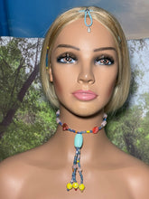 Load image into Gallery viewer, Personal POWER BAND-IT Multi Color Glass Bead Array Fringed