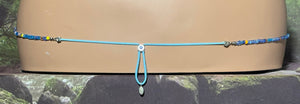 Personal POWER BAND-IT Multi Colors Glass Bead Array Turquoise Bead Fringed
