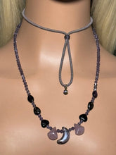 Load image into Gallery viewer, Personal POWER  BAND-IT Shades of Amethyst Sculpted Glass Bead Array