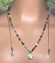 Load image into Gallery viewer, Charming Personal POWER BAND-IT Multi Color Glass Beads Multi Color Gem Composite