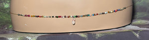 Charming Bead POWER BAND-IT Multi Color Glass Beads Gemstone Quartz Point