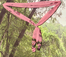 Load image into Gallery viewer, SCARF BAND-IT Limited Edition Embossed Bling Bordered Pink
