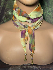 SCARF BAND-IT Limited Edition Sunny Abstract Forest