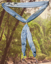 Load image into Gallery viewer, SCARF BAND-IT Limited Edition Subtle Blue Floral Moments