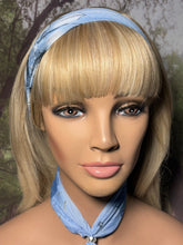 Load image into Gallery viewer, SCARF BAND-IT Limited Edition Subtle Blue Floral Moments