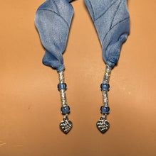 Load image into Gallery viewer, SCARF BAND-IT Limited Edition Subtle Blue Floral Moments