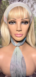 SCARF BAND-IT Limited Edition Subtle Multi Pastel Floral Flare