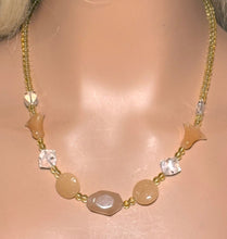 Load image into Gallery viewer, Personal POWER BAND-IT Golden Tan &amp; Clear Sculpted Glass Bead Array