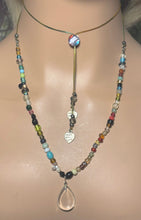 Load image into Gallery viewer, Charming Personal POWER BAND-IT Multi Color Glass Beads &amp; Quartz Crystal Gemstone