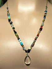 Load image into Gallery viewer, Charming Personal POWER BAND-IT Multi Color Glass Beads &amp; Quartz Crystal Gemstone