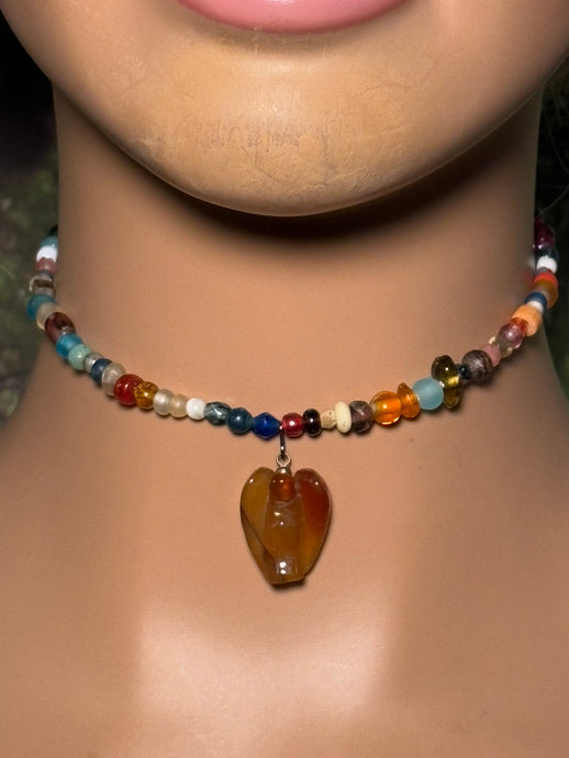 Charming Bead POWER BAND-IT Multi Color Glass Beads & Gemstone Angel