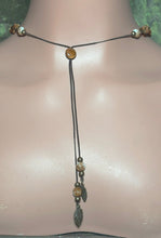 Load image into Gallery viewer, Charming Personal POWER BAND-IT Brown Beaded Braid Mystic Peacock