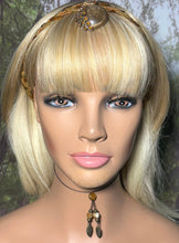 Load image into Gallery viewer, Charming Personal POWER BAND-IT Brown Beaded Braid Mystic Peacock