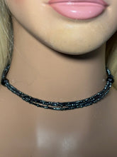 Load image into Gallery viewer, Personal Bling POWER BAND-IT Basic Black Double Beaded Bling